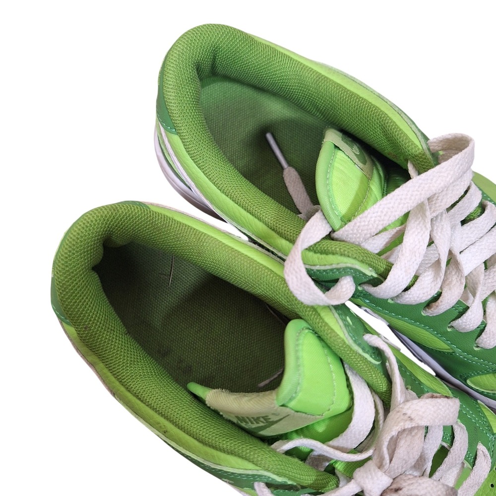 Nike Dunk Low Womens Chlorophyll Two Tone Lime Green Sneakers Shoes 8.5 - Picture 4 of 9